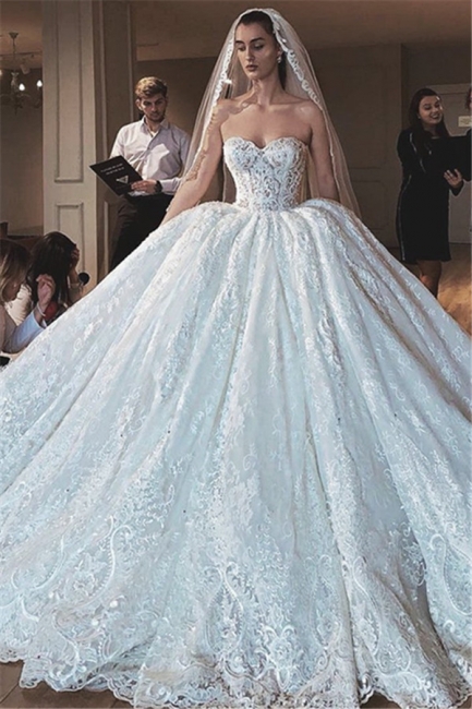 princess gown wedding dress