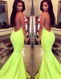 Alluring Fit and Flare Backless Prom Dresses Fit and Flare Spaghetti Straps