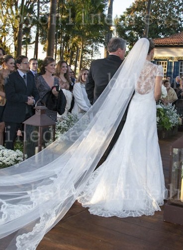 Cap Sleeves Square Neckline Full Lace Mermaid Wedding Dresses