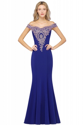 Classy Sweetheart Off-the-shoulder Backless Appliques Floor-length Mermaid Prom Dress_18