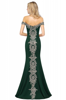 Classy Sweetheart Off-the-shoulder Backless Appliques Floor-length Mermaid Prom Dress_42