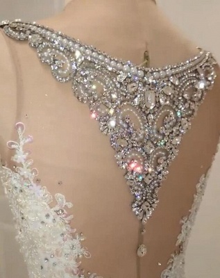 Crystal Mermaid Wedding Dresses | Straps Gorgeous Bridal Gowns 2020_4